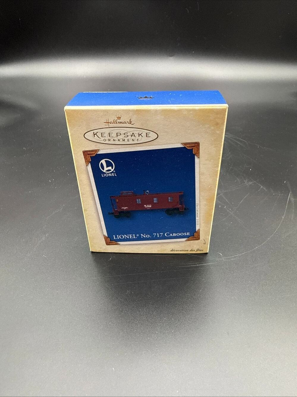 Hallmark Ornament Lionel Trains Lionel No. 717 Caboose Christmas